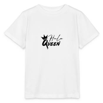 Hullern Hula Queen Krone Hooping Königin - Stanley/Stella Kinder T-Shirt MINI CREATOR  - Weiß - Vorne - Maike (125cm)