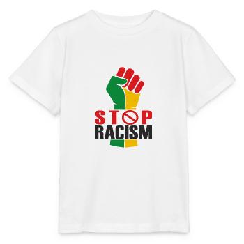 Juneteenth Day 1865, Jour de la liberté, Stop au racisme - T-shirt bio MINI CREATOR Stanley/Stella Enfant - blanc - Devant - Maike (125cm)