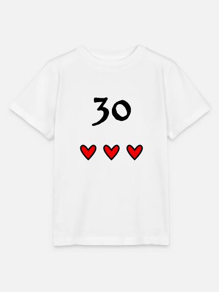 30 JAHRE. 30-jähriges JUBILÄUM. JUBILÄUM 30 JAHRE - Stanley/Stella Kinder T-Shirt MINI CREATOR - Weiß