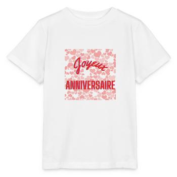 GEBURTSTAG, ALLES GUTE ZUM GEBURTSTAG, ALLES GUTE ZUM GEBURTSTAG - Stanley/Stella Kinder T-Shirt MINI CREATOR  - Weiß - Vorne - Maike (125cm)