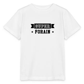Forain / Fête Foraine / Foire / Manège / Fete - T-shirt bio MINI CREATOR Stanley/Stella Enfant - blanc - Devant - Maike (125cm)