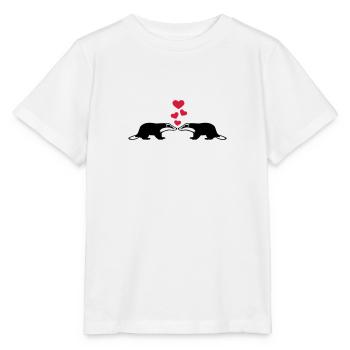 Dachs - Stanley/Stella Kinder T-Shirt MINI CREATOR  - Weiß - Vorne - Maike (125cm)