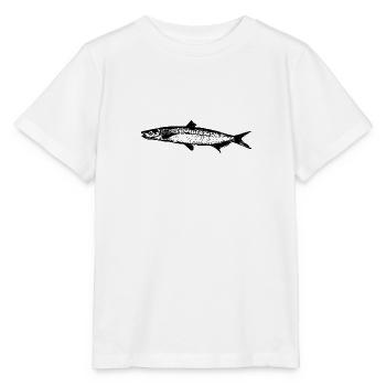 fish513 - Stanley/Stella Kinder T-Shirt MINI CREATOR  - Weiß - Vorne - Maike (125cm)