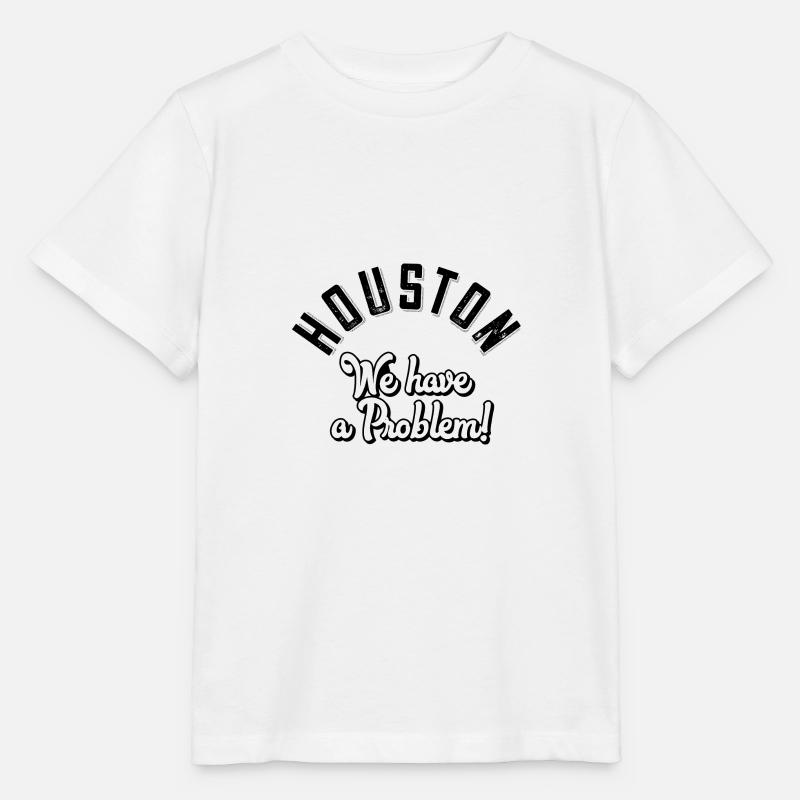 Houston we have a problem - Stanley/Stella MINI CREATOR Kids’ T-Shirt - white