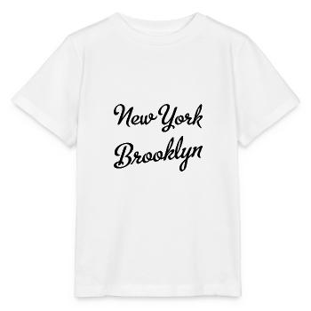 New York Brooklyn - Stanley/Stella Kinder T-Shirt MINI CREATOR  - Weiß - Vorne - Maike (125cm)