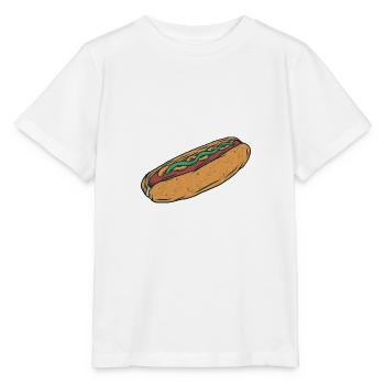 Hot dog - Stanley/Stella MINI CREATOR Kids’ T-Shirt - white - Front - Maike (125cm)