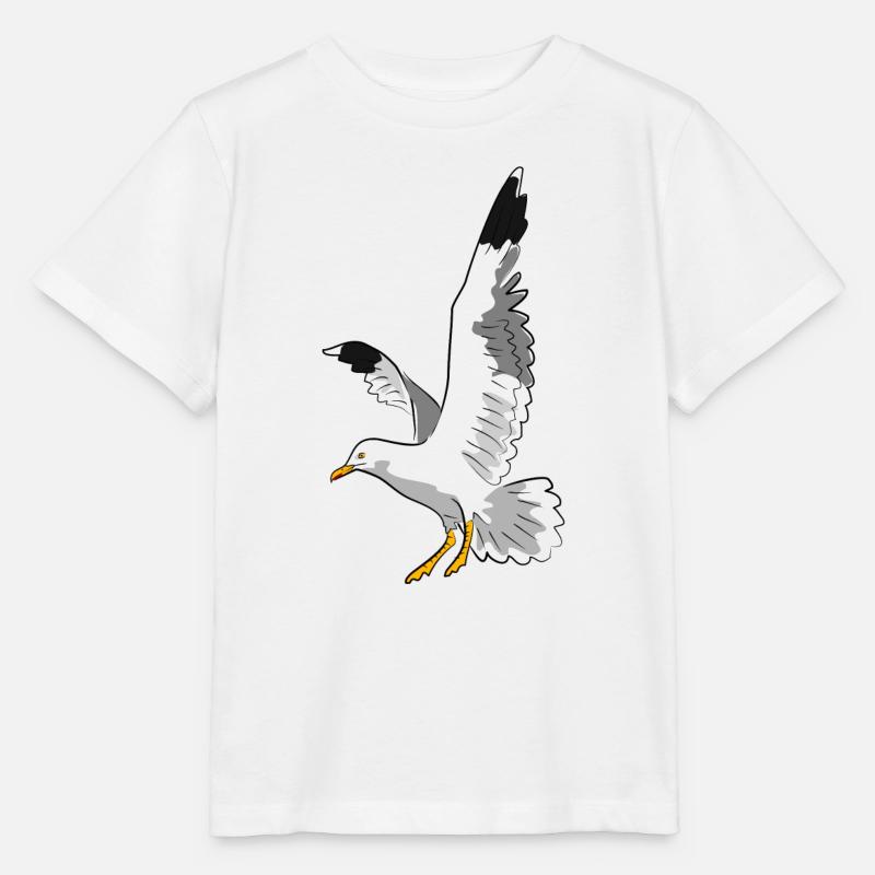 mouette - T-shirt bio MINI CREATOR Stanley/Stella Enfant - blanc