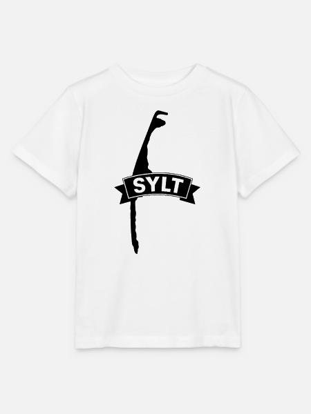 Sylt mit Banner  - Stanley/Stella Kinder T-Shirt MINI CREATOR  - Weiß