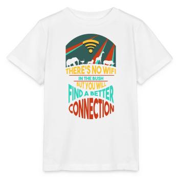 Safari Afrika serengeti wildlife savanne Tiere - Stanley/Stella Kinder T-Shirt MINI CREATOR  - Weiß - Vorne - Maike (125cm)