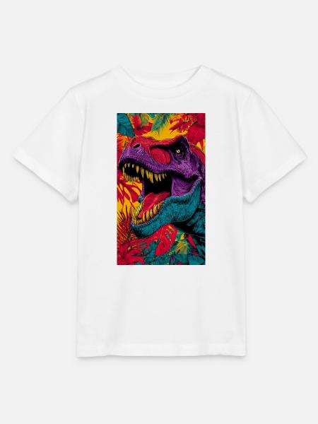 Dinosaurier - Stanley/Stella Kinder T-Shirt MINI CREATOR  - Weiß