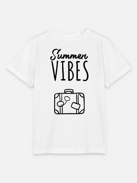 Summer Vibes Reisekoffer - Stanley/Stella Kinder T-Shirt MINI CREATOR - Weiß