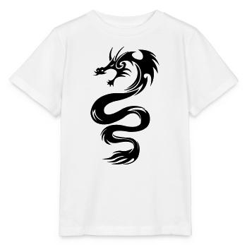 Drache - Stanley/Stella Kinder T-Shirt MINI CREATOR  - Weiß - Vorne - Maike (125cm)