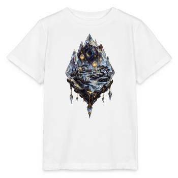 Sternenmoor im schwebenden Kristallterrarium - Stanley/Stella Kinder T-Shirt MINI CREATOR  - Weiß - Vorne - Maike (125cm)