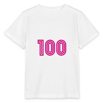 100. 100 YEARS. 100th ANNIVERSARY. 100 BIRTHDAY - Stanley/Stella MINI CREATOR Kids’ T-Shirt - white - Front - Maike (125cm)