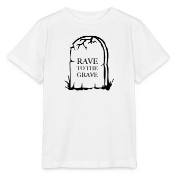 Rave to the Grave - Stanley/Stella MINI CREATOR Kids’ T-Shirt - white - Front - Maike (125cm)