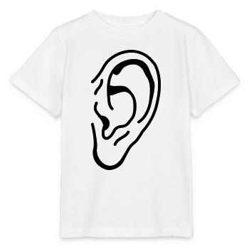 Ohr - Stanley/Stella Kinder T-Shirt MINI CREATOR  - Weiß - Vorne - Maike (125cm)