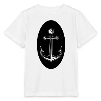 Ancre - T-shirt bio MINI CREATOR Stanley/Stella Enfant - blanc - Devant - Maike (125cm)