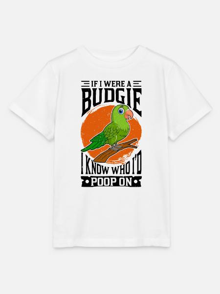 Papagei Sittich - Stanley/Stella Kinder T-Shirt MINI CREATOR - Weiß