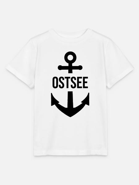 anker ostsee - Stanley/Stella Kinder T-Shirt MINI CREATOR - Weiß