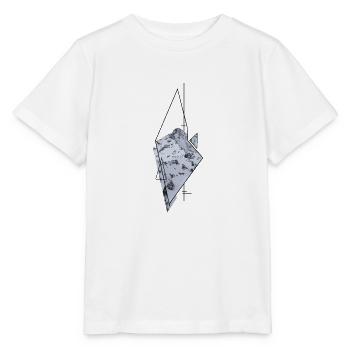 Berg Grafik Muster - Stanley/Stella Kinder T-Shirt MINI CREATOR  - Weiß - Vorne - Maike (125cm)