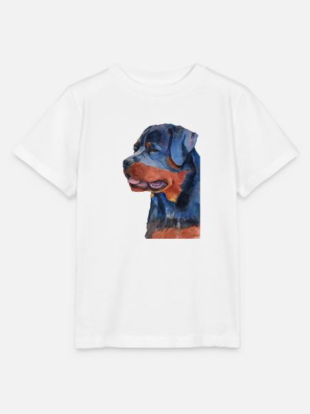 rottweiler - F - Stanley/Stella Kinder T-Shirt MINI CREATOR  - Weiß