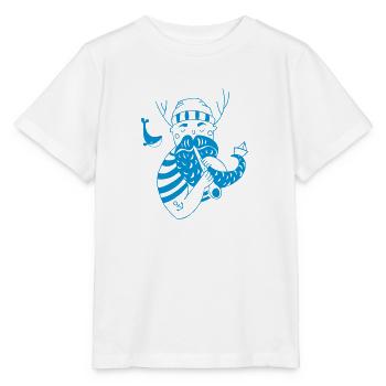 Norden Seemann liebt Musik individuelles Geschenk - Stanley/Stella Kinder T-Shirt MINI CREATOR  - Weiß - Vorne - Maike (125cm)