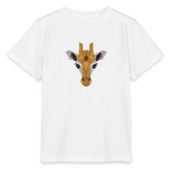 Giraffe Art Cute Artsy Camelopard Animal Wildlife - Stanley/Stella MINI CREATOR Kids’ T-Shirt - white - Front - Maike (125cm)