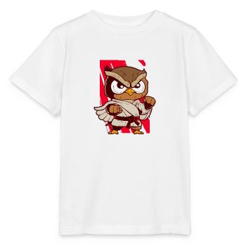 Ironic Wildlife Bird Artsy Owl Sports - Stanley/Stella MINI CREATOR Kids’ T-Shirt - white - Front - Maike (125cm)