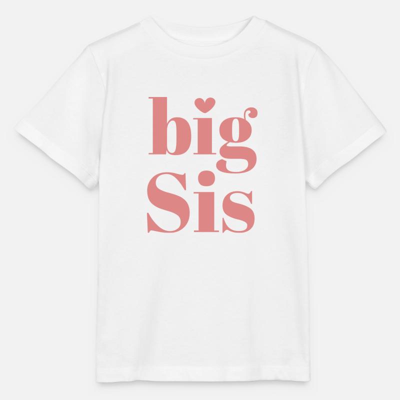 Big Sis / Große Schwester - Stanley/Stella Kinder T-Shirt MINI CREATOR  - Weiß