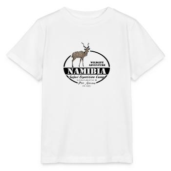 Namibia - Antelope - Stanley/Stella MINI CREATOR Kids’ T-Shirt - white - Front - Maike (125cm)