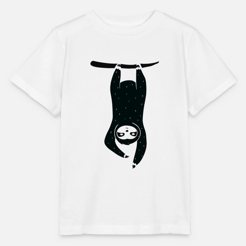 Sloth - Sloth / Relax - Chilling - Stanley/Stella MINI CREATOR Kids’ T-Shirt - white