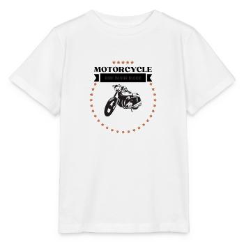 Une profonde passion pour la moto - T-shirt bio MINI CREATOR Stanley/Stella Enfant - blanc - Devant - Maike (125cm)