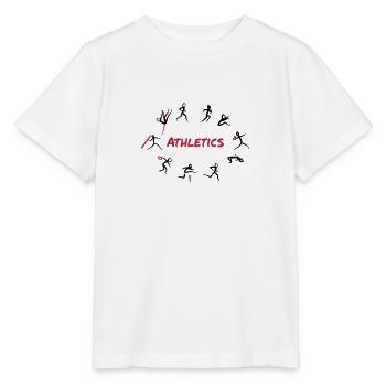 Athletics, Track and Field, Decathlon - Stanley/Stella MINI CREATOR Kids’ T-Shirt - white - Front - Maike (125cm)
