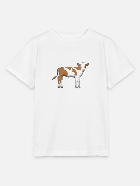 Kalb Fleckvieh - Stanley/Stella Kinder T-Shirt MINI CREATOR - Weiß