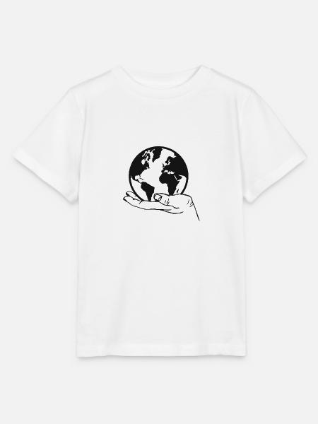 Erde - Stanley/Stella Kinder T-Shirt MINI CREATOR  - Weiß