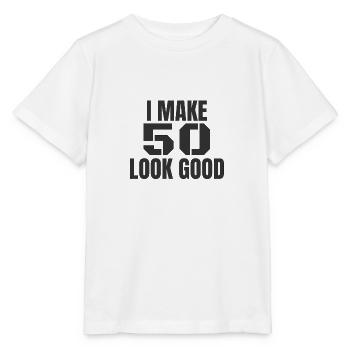 50th birthday - Stanley/Stella MINI CREATOR Kids’ T-Shirt - white - Front - Maike (125cm)