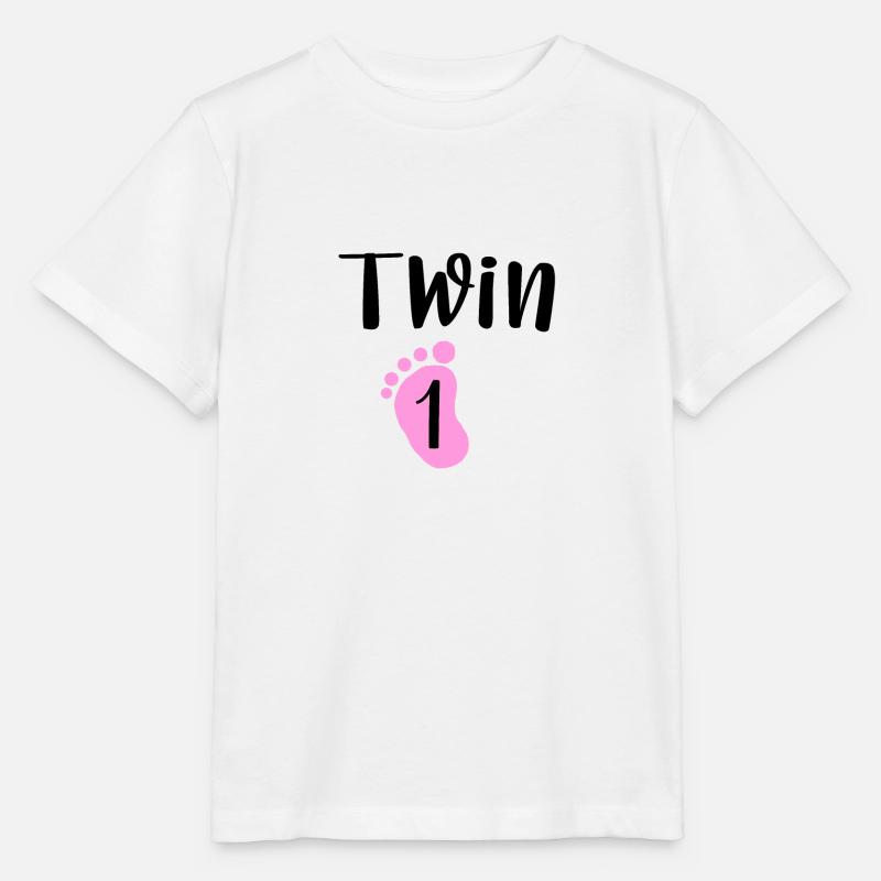 Zwilling 1 | Mädchen - Stanley/Stella Kinder T-Shirt MINI CREATOR  - Weiß