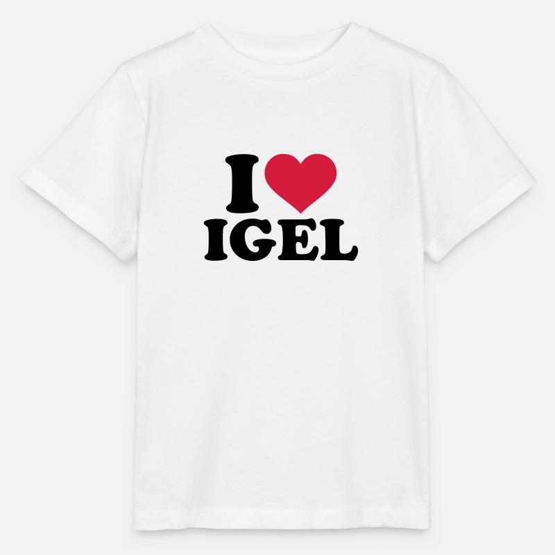 Igel - Stanley/Stella Kinder T-Shirt MINI CREATOR  - Weiß