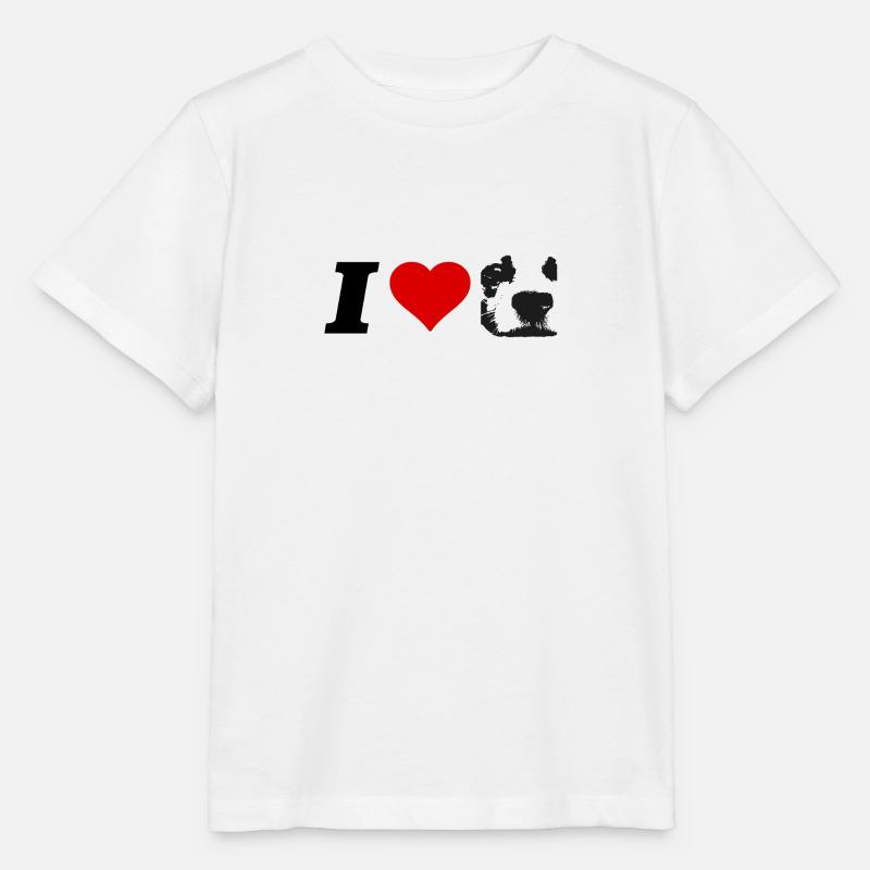 J'aime Jack Russel - T-shirt bio MINI CREATOR Stanley/Stella Enfant - blanc
