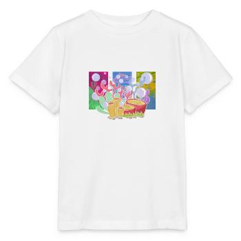 Récifs coralliens, récifs colorés, environnement - T-shirt bio MINI CREATOR Stanley/Stella Enfant - blanc - Devant - Maike (125cm)