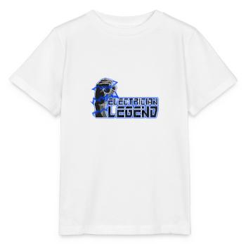 Elektriker Legend Lustiges Sprichwort - Stanley/Stella Kinder T-Shirt MINI CREATOR  - Weiß - Vorne - Maike (125cm)