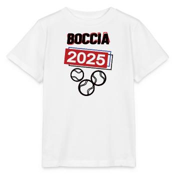 Boccia Spielerin Team Turnier Mannschaft 2025 - Stanley/Stella Kinder T-Shirt MINI CREATOR  - Weiß - Vorne - Maike (125cm)