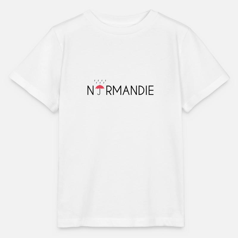 normandie parapluie - T-shirt bio MINI CREATOR Stanley/Stella Enfant - blanc