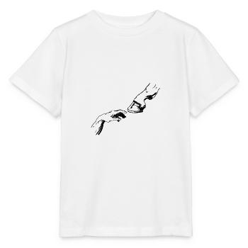 Horse Hoof Hand Horse Lovers Gifts Riding - Stanley/Stella MINI CREATOR Kids’ T-Shirt - white - Front - Maike (125cm)