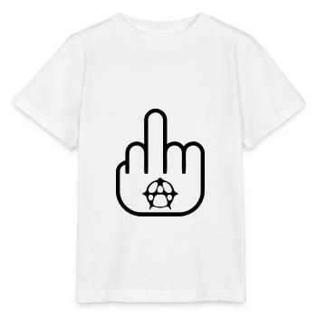 Anarchie - Rock - Punk - T-shirt bio MINI CREATOR Stanley/Stella Enfant - blanc - Devant - Maike (125cm)