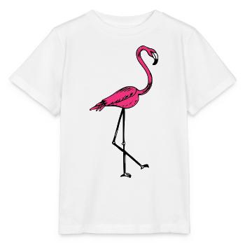 flamingo - T-shirt bio MINI CREATOR Stanley/Stella Enfant - blanc - Devant - Maike (125cm)