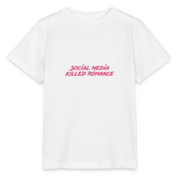 Social Media Killed Romance - Stanley/Stella Kinder T-Shirt MINI CREATOR  - Weiß - Vorne - Maike (125cm)