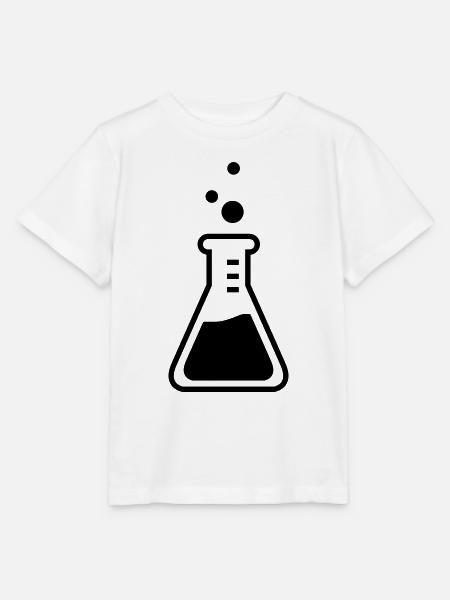 chemist flask profession - Stanley/Stella Kinder T-Shirt MINI CREATOR - Weiß
