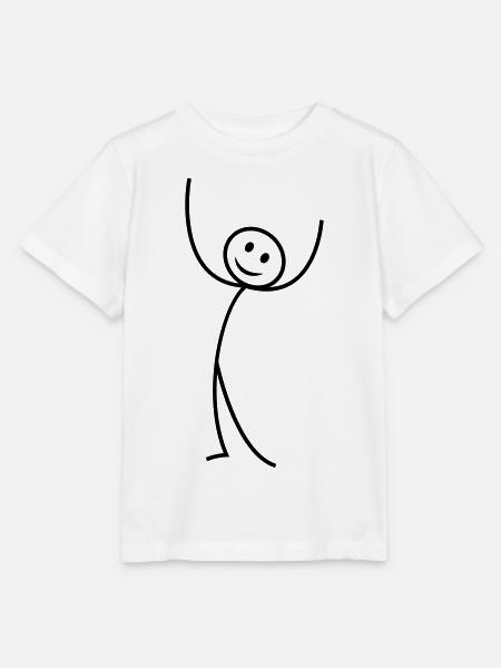 Strichmännchen - Stanley/Stella Kinder T-Shirt MINI CREATOR - Weiß