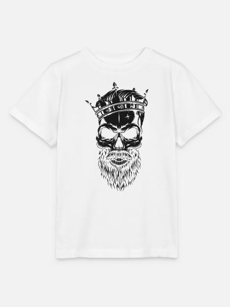 King Kopf (Partnermotiv) - Stanley/Stella Kinder T-Shirt MINI CREATOR - Weiß